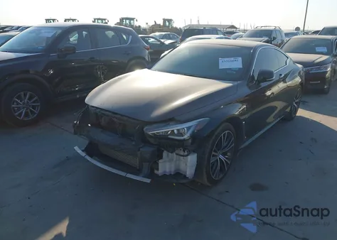 2017 Infiniti Q60 2.0T Premium z USA, uszkodzony, nr VIN JN1CV7EKXHM110398